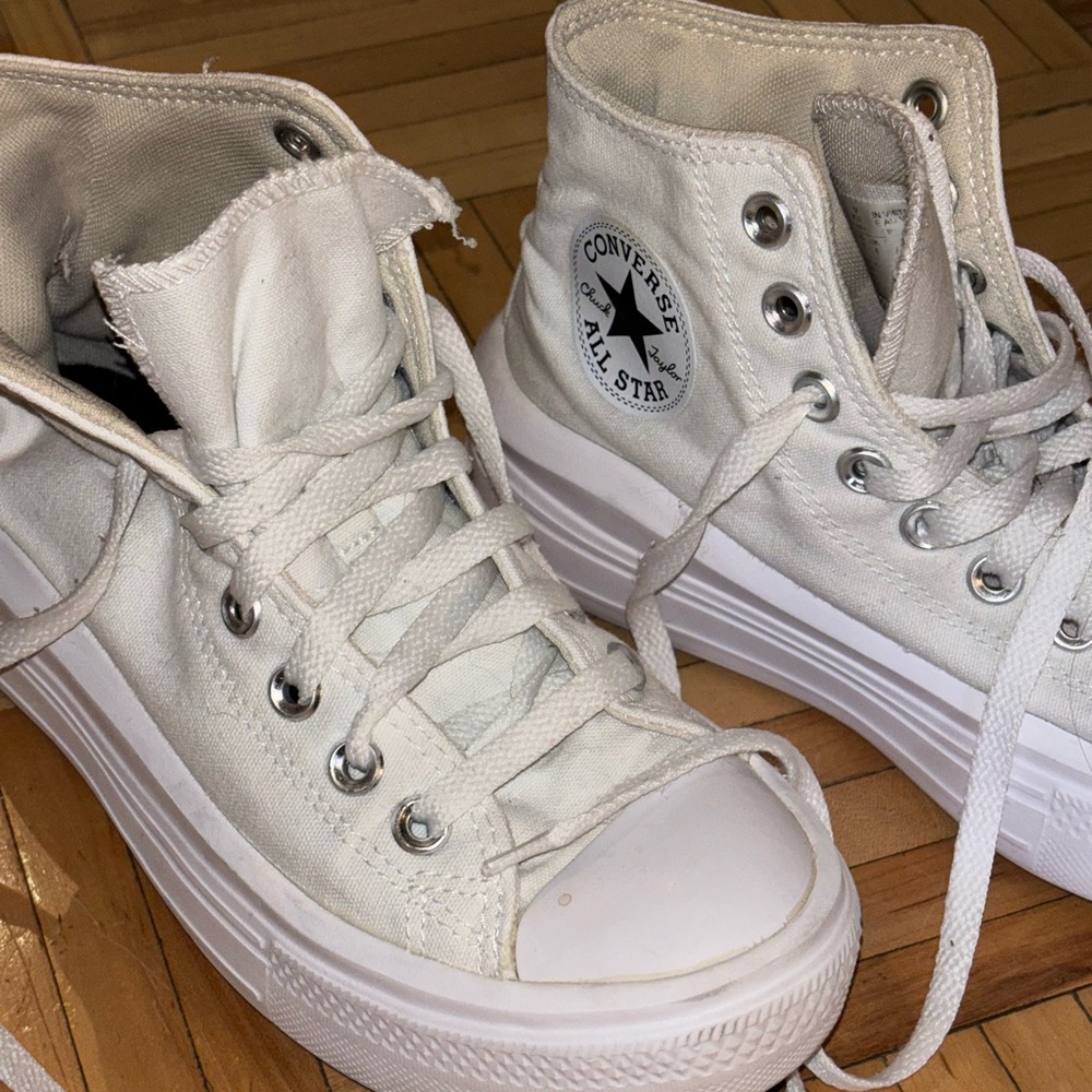 Converse Women's All Star White Canvas Sneakers